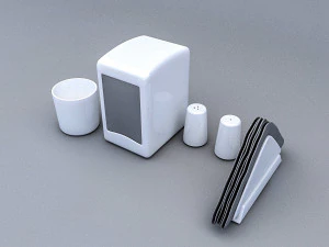 3d restaurant desktop 3D Model