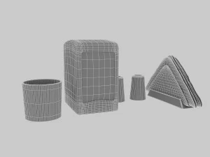 3d restaurant desktop 3D Model