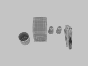 3d restaurant desktop 3D Model