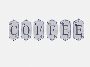 old stone cafe sign model 3D Model