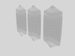 old stone pub sign 3D Model