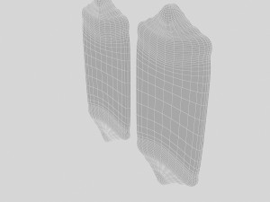 old stone wc sign 3D Model