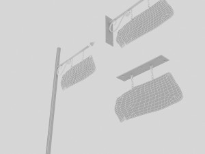 old stone wc sign 02 3D Model