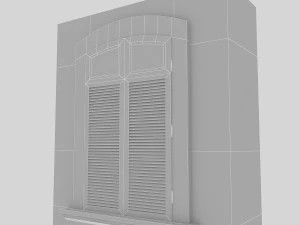 old window 11 3D Model
