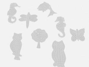 plaster paintings 3D Model