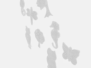 plaster paintings 3D Model