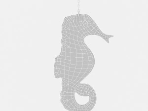 sea horse table 02 3D Model