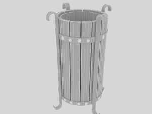 trash can 02 Modelo 3D