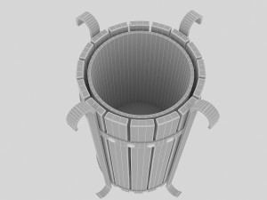 trash can 02 Modelo 3D