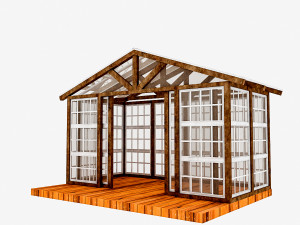winter garden 3D Model