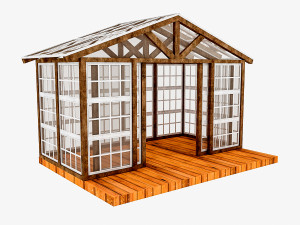 winter garden 3D Модель