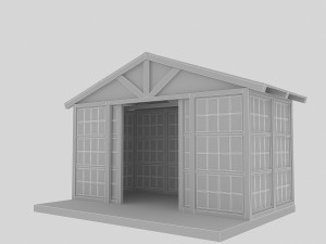 winter garden 3D Модель