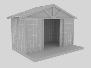 winter garden 3D Модель