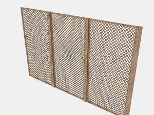 wooden separator 3D Модель