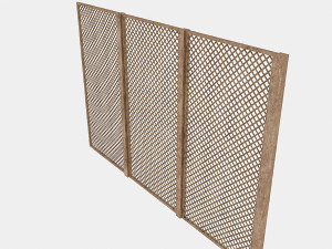 wooden separator 3D Модель