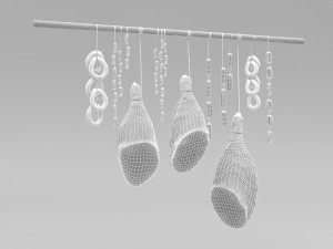 3d meats and sausages model Modelo 3D