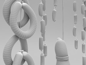 3d meats and sausages model Modelo 3D