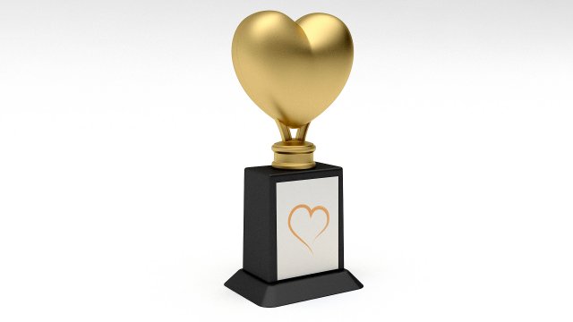 3d valentines day reward 3D Model .c4d .max .obj .3ds .fbx .stl .blend 