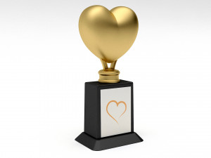 3d valentines day reward Modello 3D