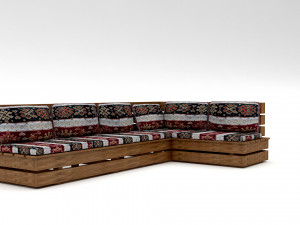 3d authentic garden chair Modelo 3D