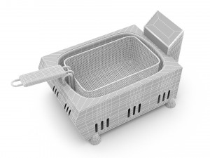 french frying machine 3D Model