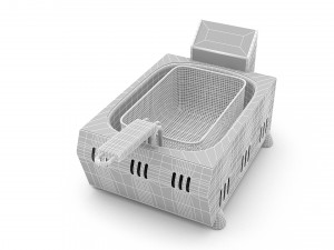 french frying machine 3D Model