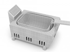 french frying machine 3D Model