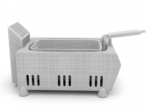 french frying machine 3D Model