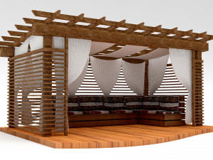 wooden camellia 3D Model