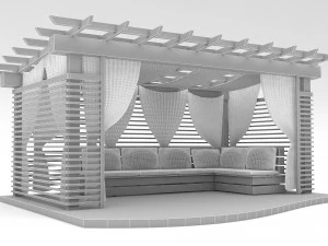 wooden camellia 3D Model