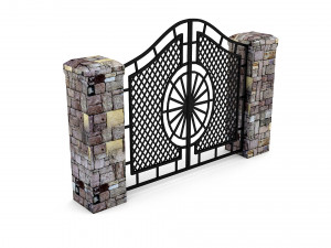 garden gate 3D-Modell