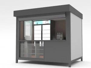 3d modern sideboard 3D Model