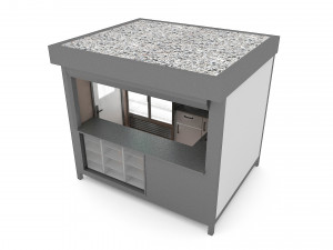 3d modern sideboard 3D मॉडल