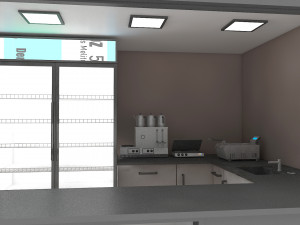 3d modern sideboard 3D मॉडल