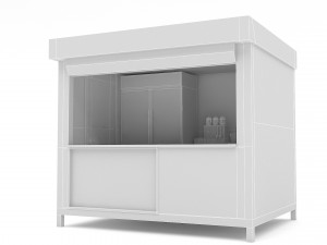 3d modern sideboard 3D मॉडल