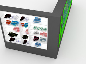 pharmacy decorative medicine cabinet 3Dモデル