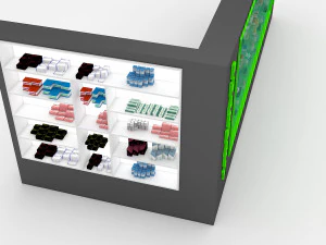 pharmacy decorative medicine cabinet 3D Model