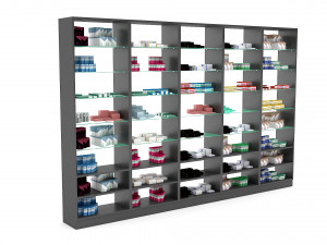 pharmacy decorative medicine cabinet 03 3D Модель