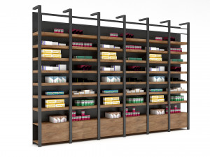 pharmacy decorative medicine cabinet 3D-Modell