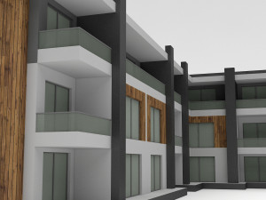 modern building 01 3D मॉडल