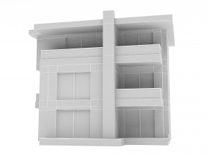 modern building 01 3D Модель