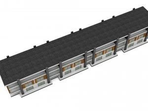modern building 04 3D Model