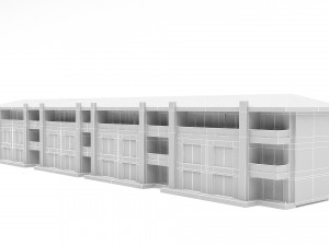 modern building 04 3D-Modell