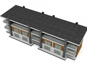 modern building 05 3D Model