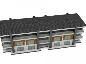 modern building 05 3D Model