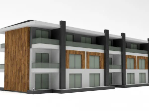 modern building 05 3D Model