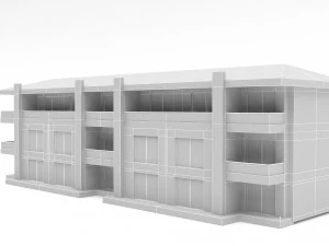 modern building 05 3D Model