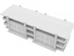 modern building 05 Modelo 3D