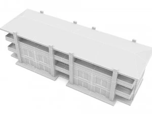 modern building 05 3D Model