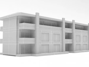 modern building 05 3D Model